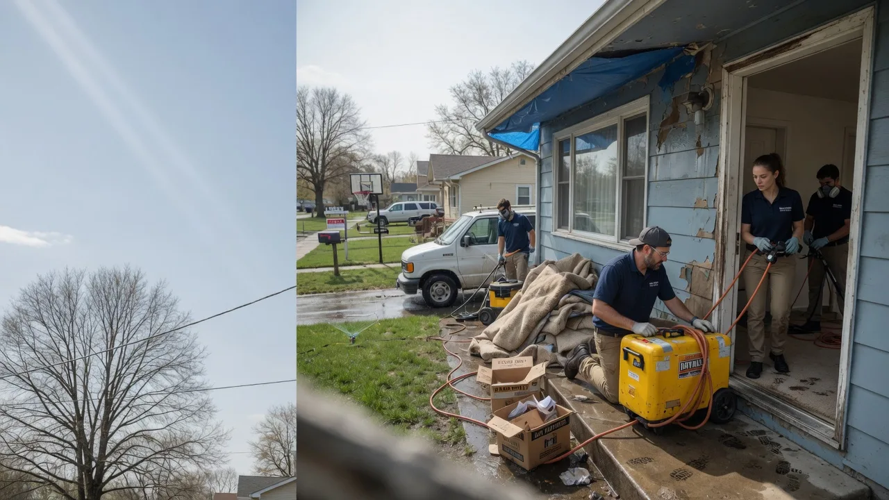 Basement Flood Cleanup in Covington, MI near me